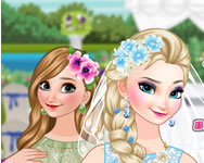 jegvarazs - Bride Elsa and bridesmaid Anna