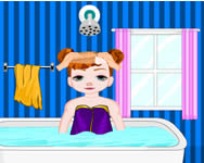 Frozen Baby Anna spa shower online jtk