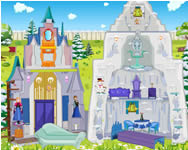 jegvarazs - Frozen ice castle doll house